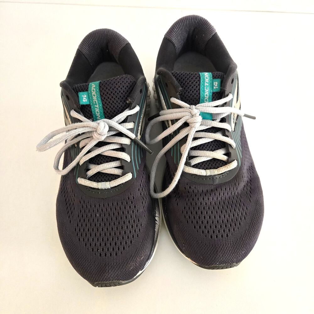 Brooks Addiction 14 Motion Control Running Shoes Sneakers - Gray - 9 D (Wide)